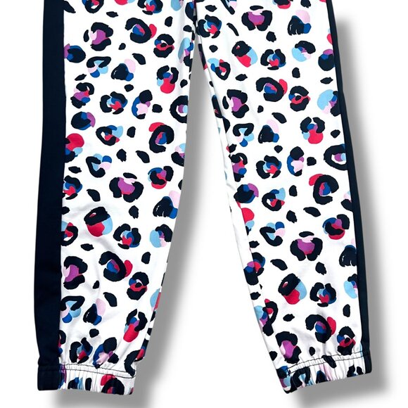 Hanna Andersson Girls Black White Cheetah Spot Jogger Sweatpants Size 8 - Picture 4 of 7